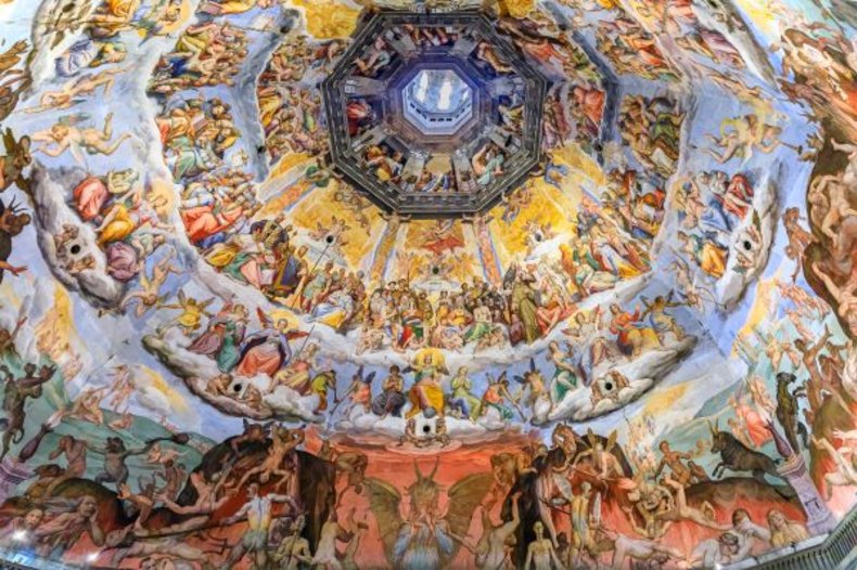 Fresque du Jugement dernier, cathédrale Santa Maria del Fiore. © Shutterstock / SvetlanaSF